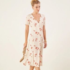 reformation locklin dress sizes 0